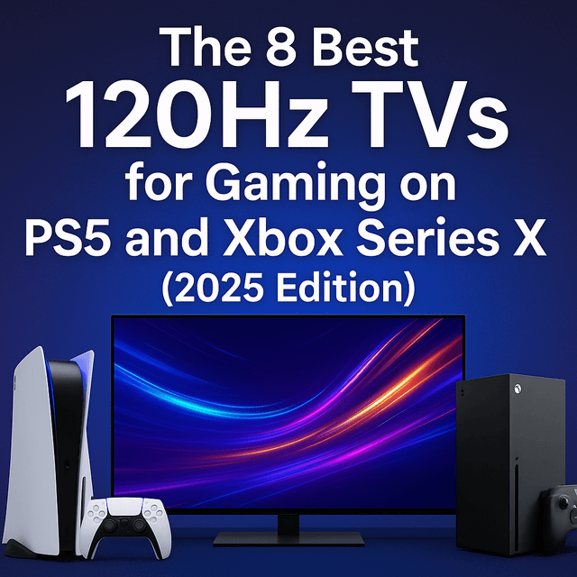The 8 Best 120Hz TVs for Gaming on PS5 and Xbox Series X (2025 Edition)