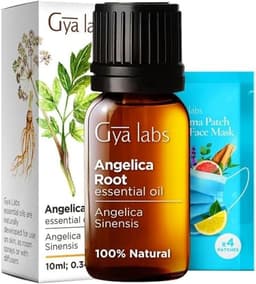 Gya Labs Angelica Root Essential Oil (10ml) - Earthy & Herbaceous Scent